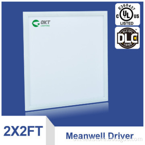 Hot Selling 90LPW 40W 55W Ultra Thin LED Light Panel 2X2ft UL